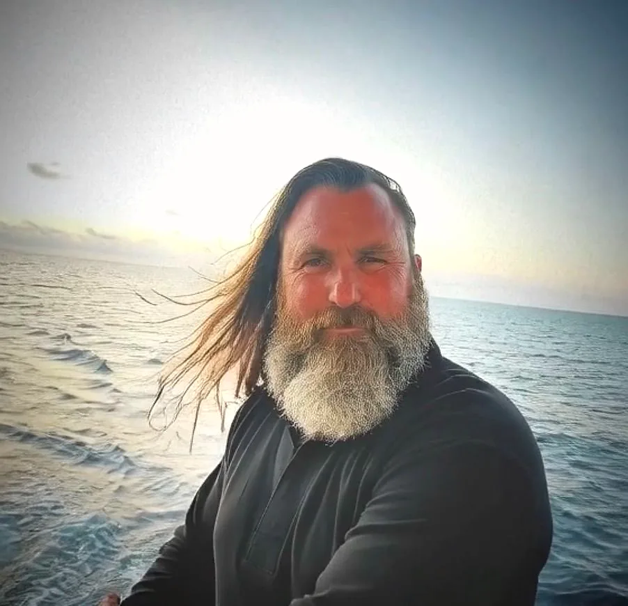 Jamie Hassek at the coast